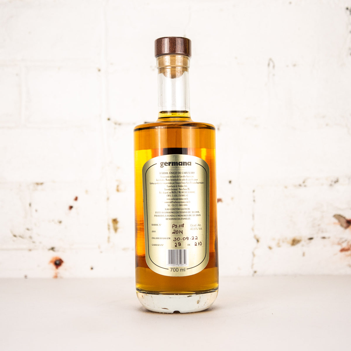 Germana - Single Barrel Cachaça 700ml