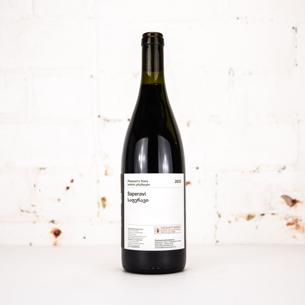 Pheasant's Tears - Saperavi 2023 750ml