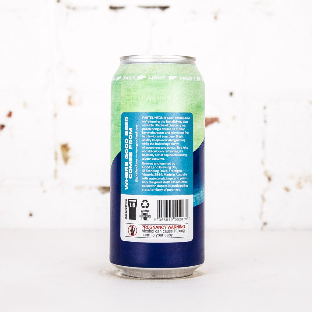 Good Land - Pastel Neon Blueberry & Peach Sour