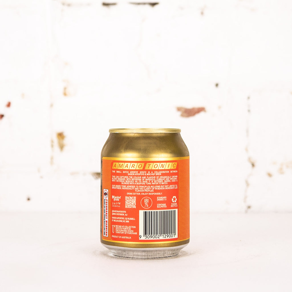 Mischief Brew x Saison Aperitifs - Amaro Tonic