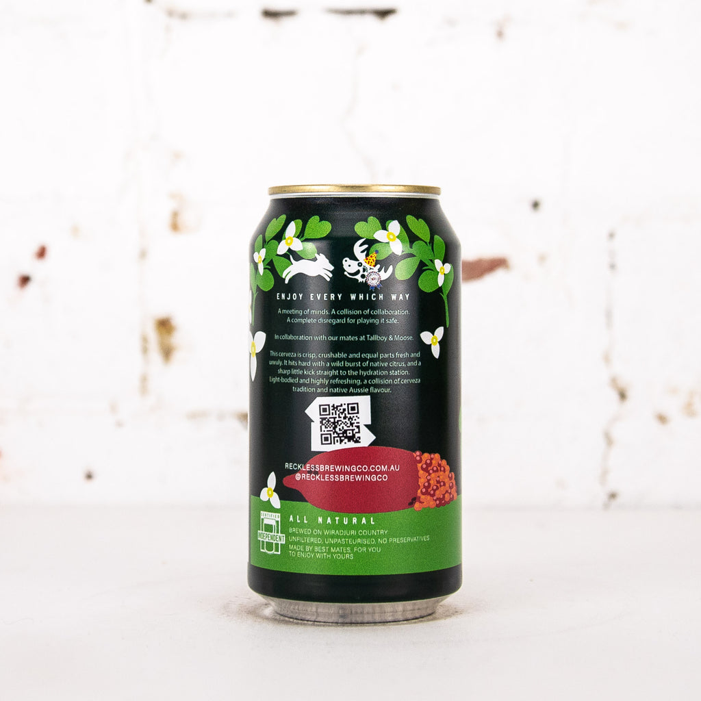 Reckless x Tallboy & Moose - Finger Lime Cerveza
