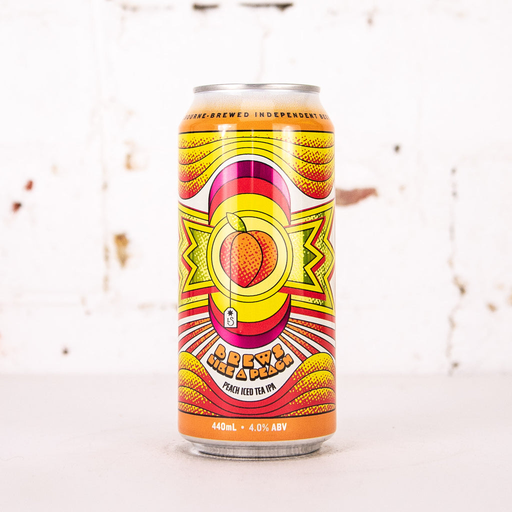Hawkers x La Sirene - 'Brews Like A Peach' Peach Iced Tea IPA