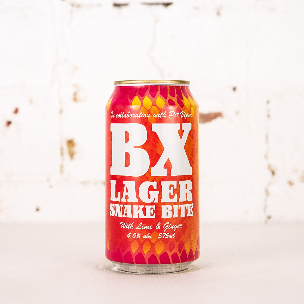 Reckless x Pit Viper - 'BX Lager: Snake Bite' Lime & Ginger Lager