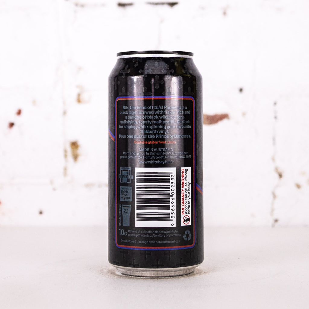 White Bay - Paranoid Black Rice Lager