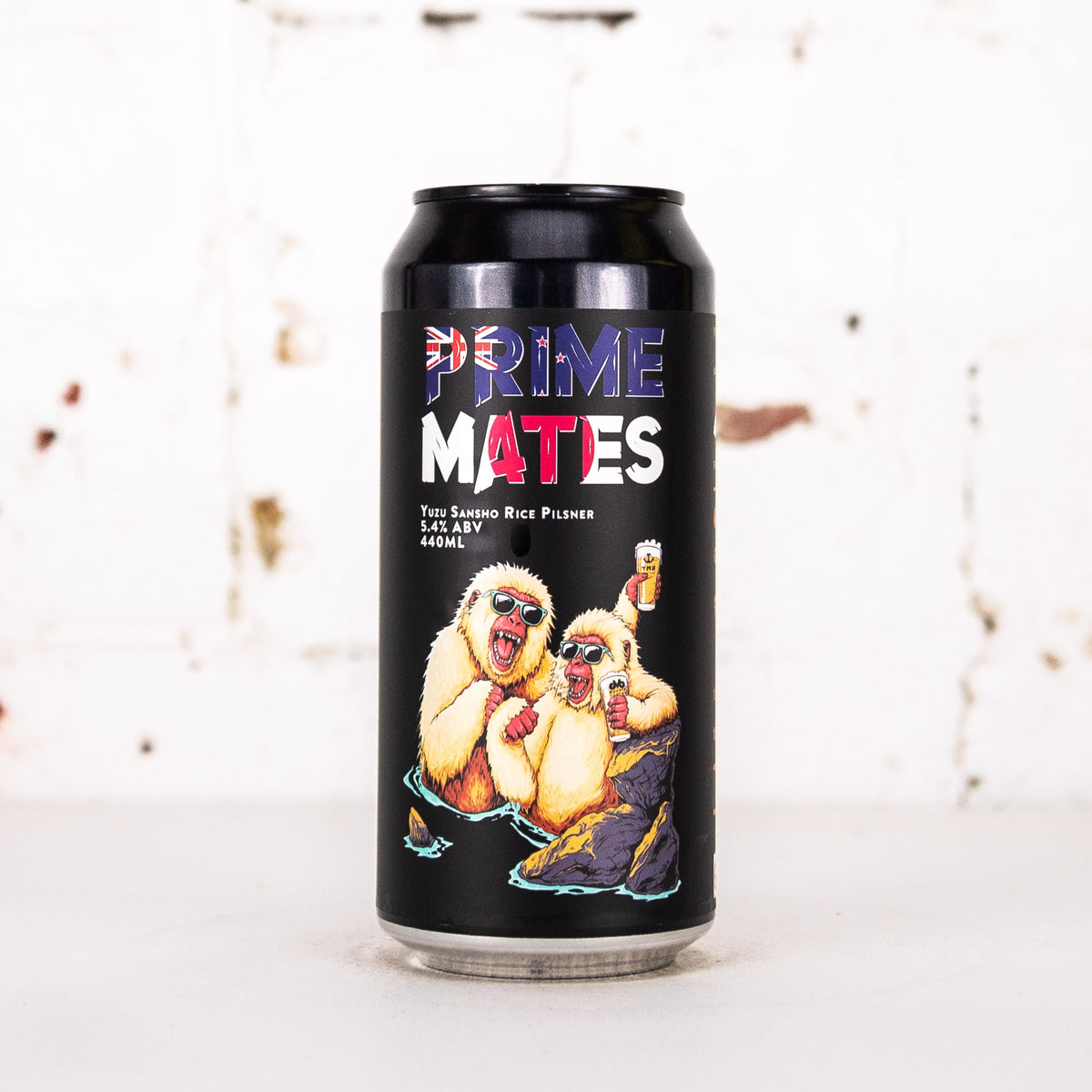 Double Vision x Yellow Monkey - 'Prime Mates' Yuzu Sansho Rice Pilsner