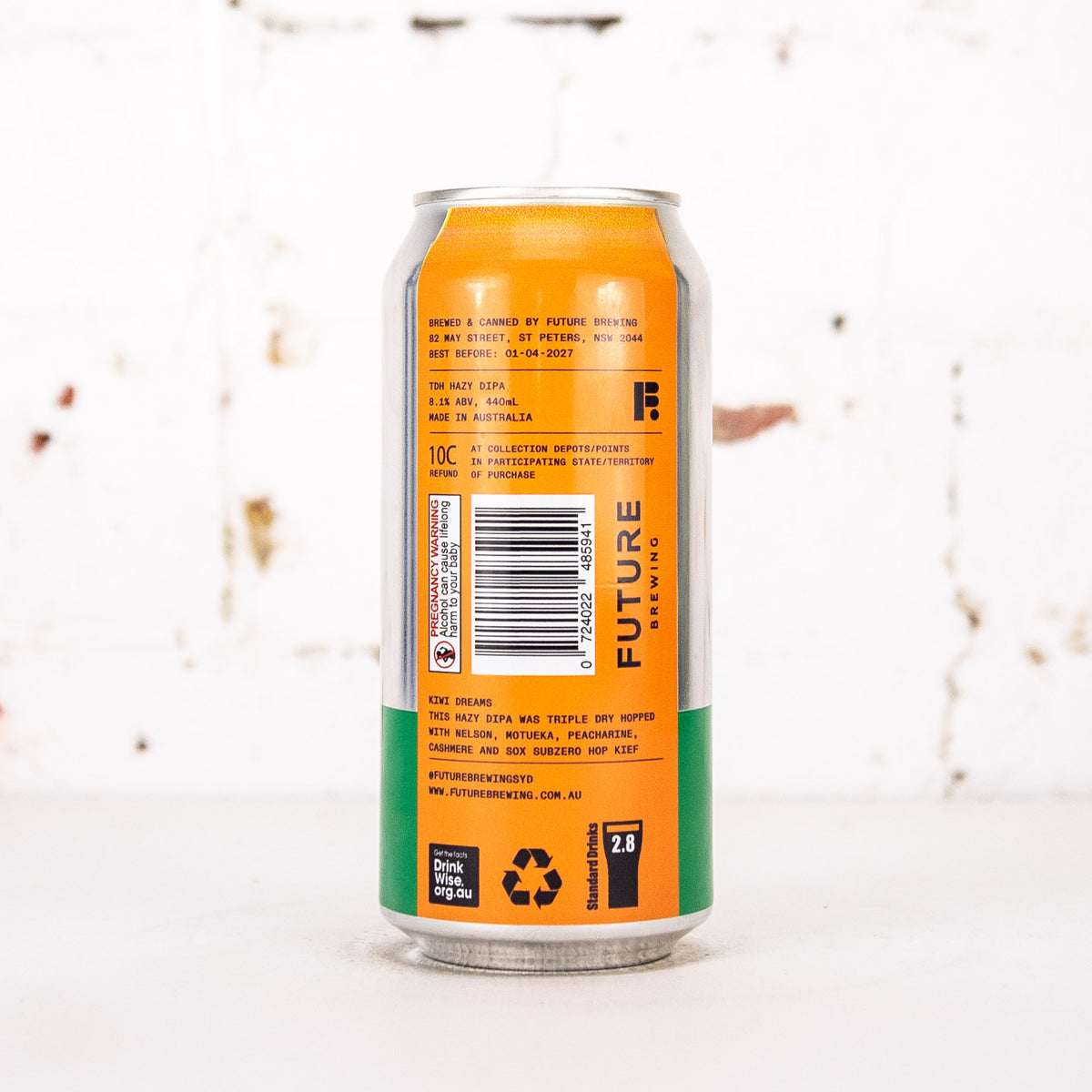 Future x Bracket - 'Kiwi Dreams' TDH Hazy DIPA