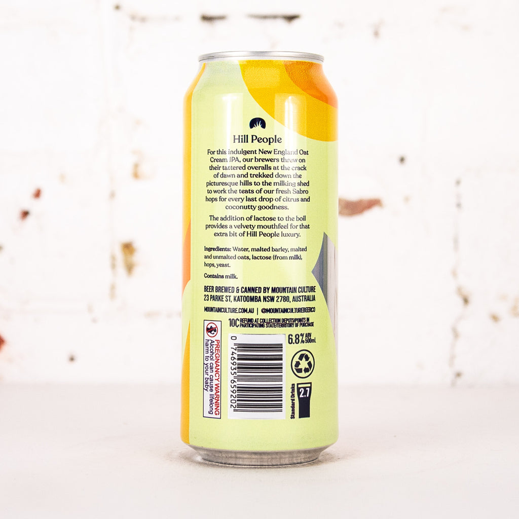 Mountain Culture - Hill People Oat Cream NEIPA
