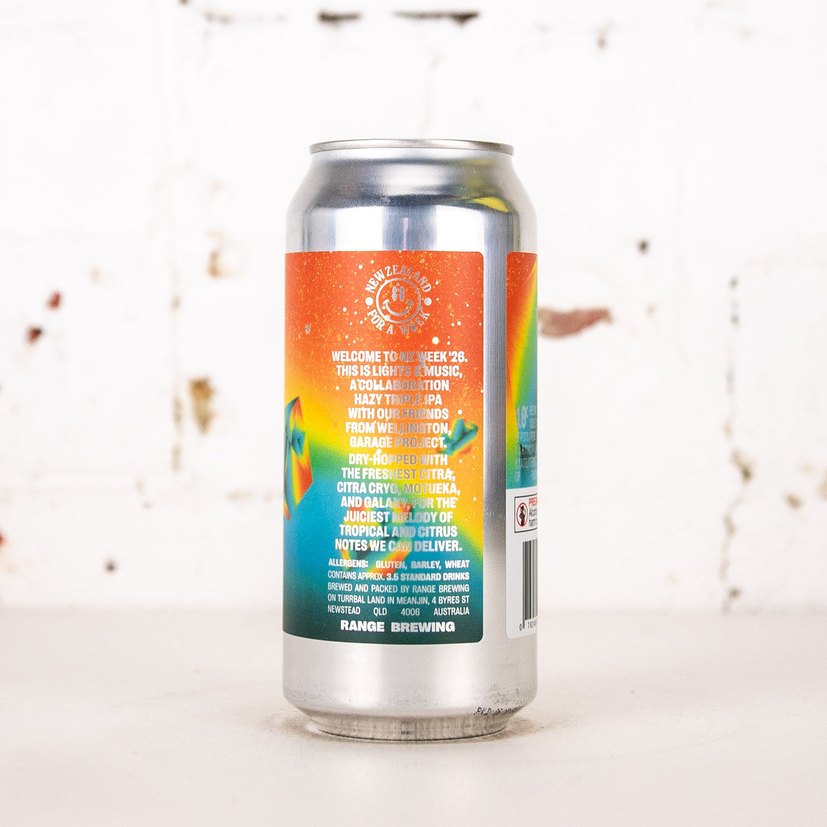 Range x Garage Project - 'Lights & Music' TIPA