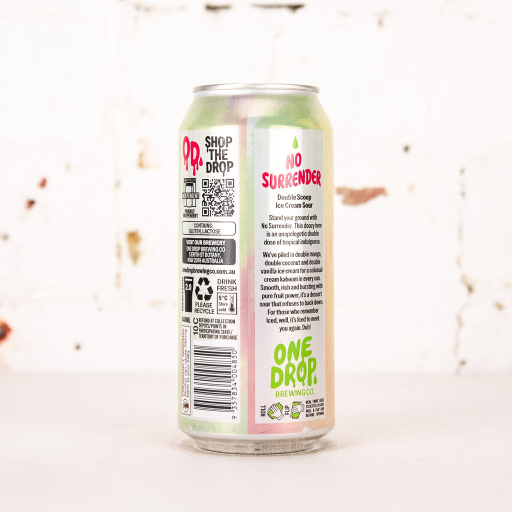 One Drop - No Surrender Double Scoop Ice Cream Sour