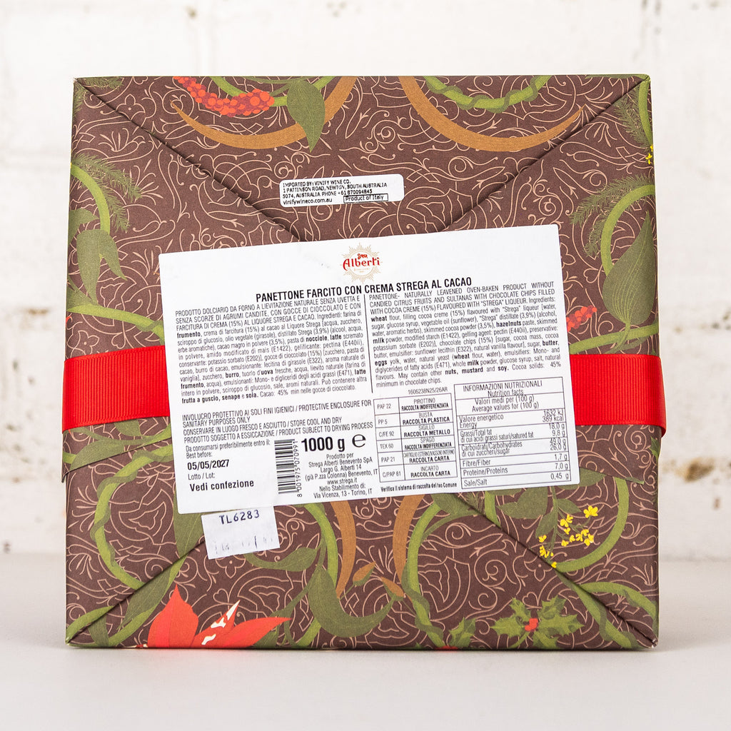 Strega Alberti - Panettone Chocolate Strega Cream 1kg