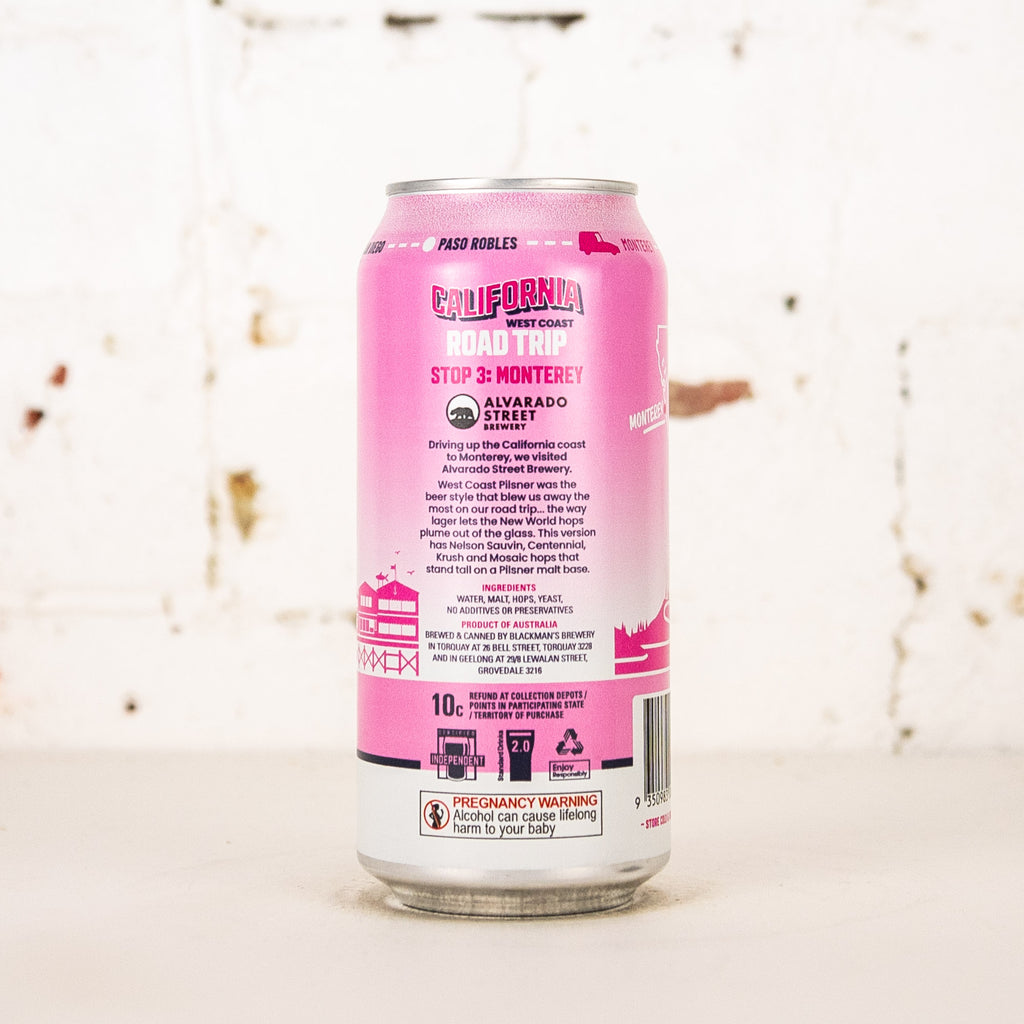 Blackman's x Alvarado Street - 'California Dreamin' West Coast Pilsner