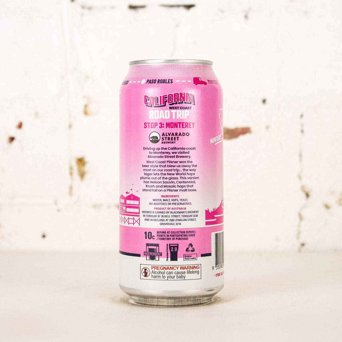 Blackman's x Alvarado Street - 'California Dreamin' West Coast Pilsner