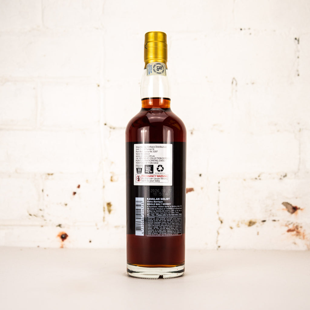 Kavalan - Solist Vinho Barrique Cask Strength Single Malt 700ml