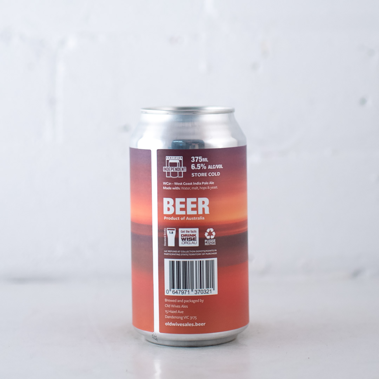Old Wives Ales - WC21 IPA