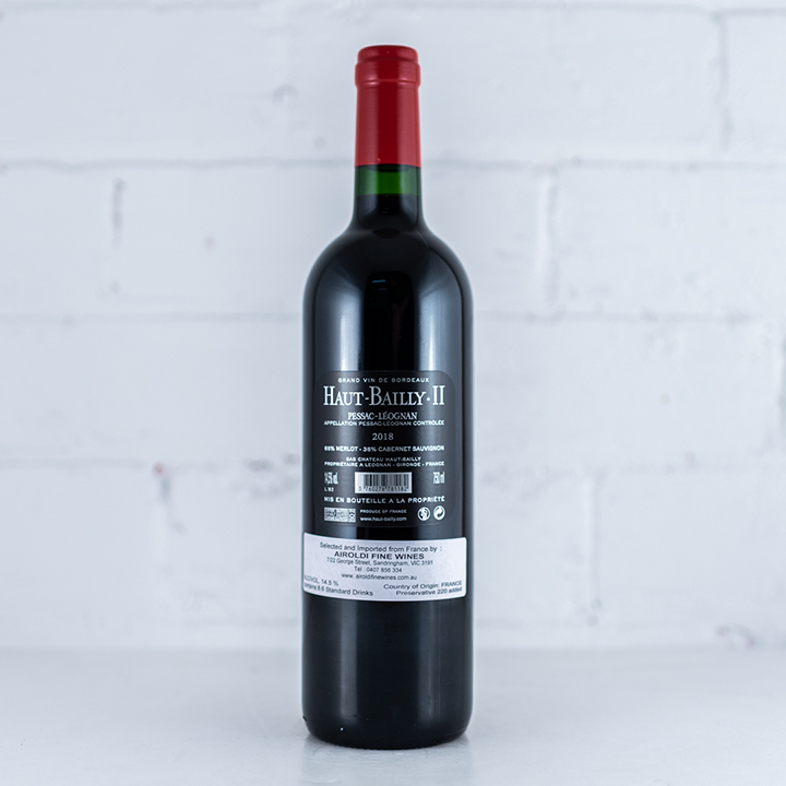 Haut Bailly - II Pessac-Leognan 2018 750ml