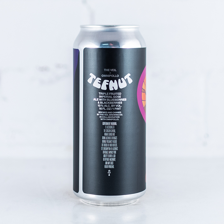 The Veil x Omnipollo - 'Tefnut' Blueberry Blackberry Imperial Gose