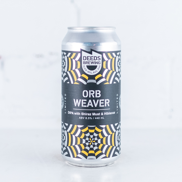 Deeds - Orb Weaver DIPA with Shiraz Must & Hibiscus