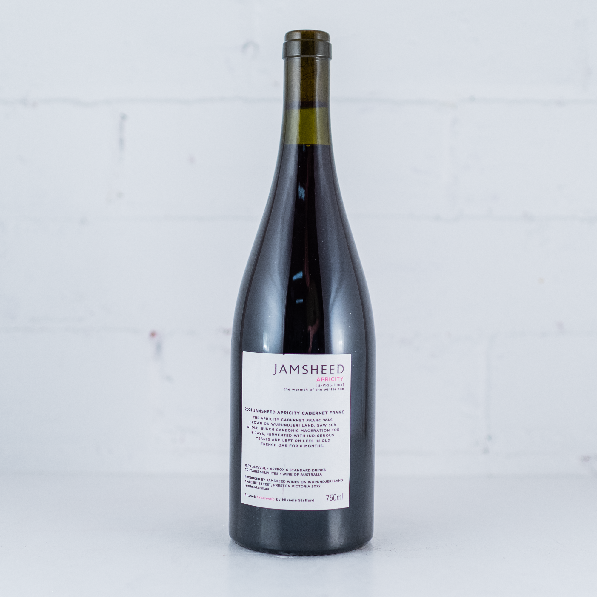 Jamsheed - Apricity Cabernet Franc 2021 750ml