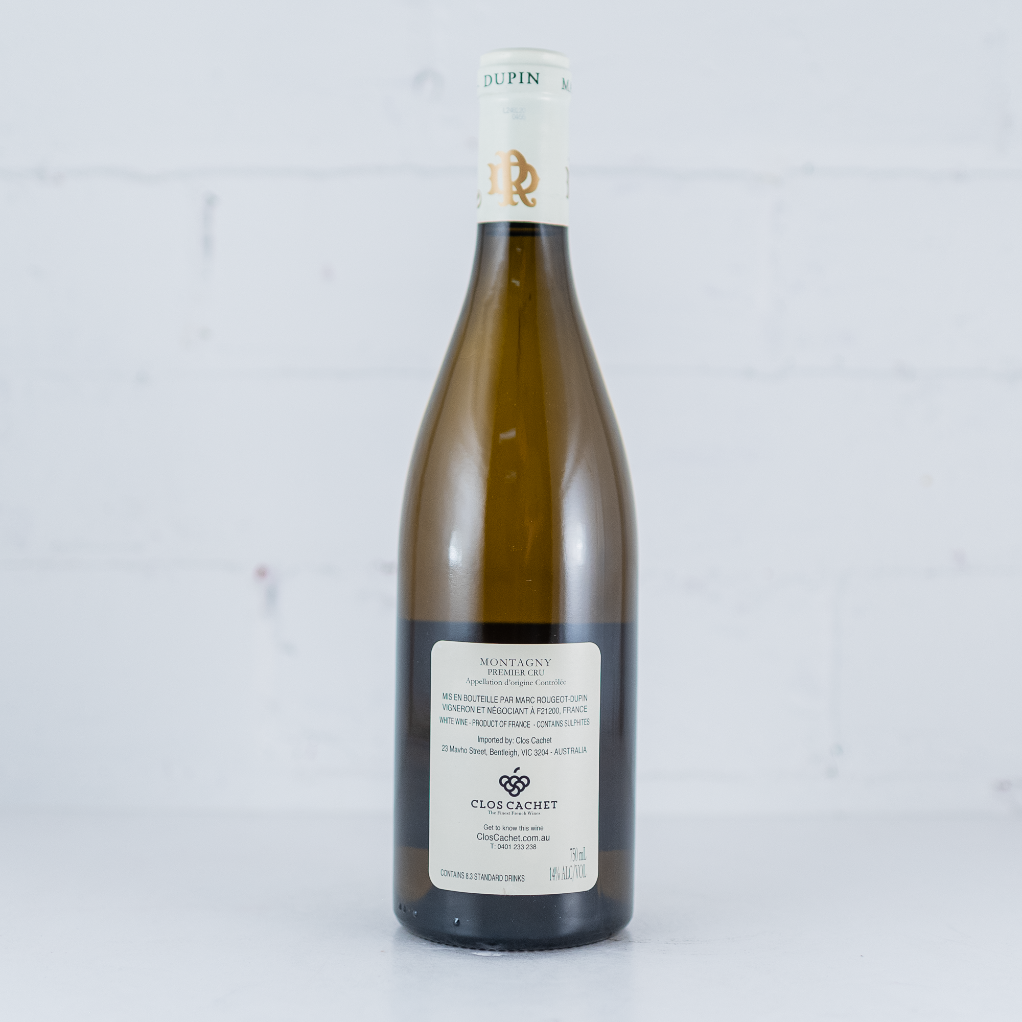 Marc Rougeot-Dupin - Montagny 1er Cru 2017 750ml