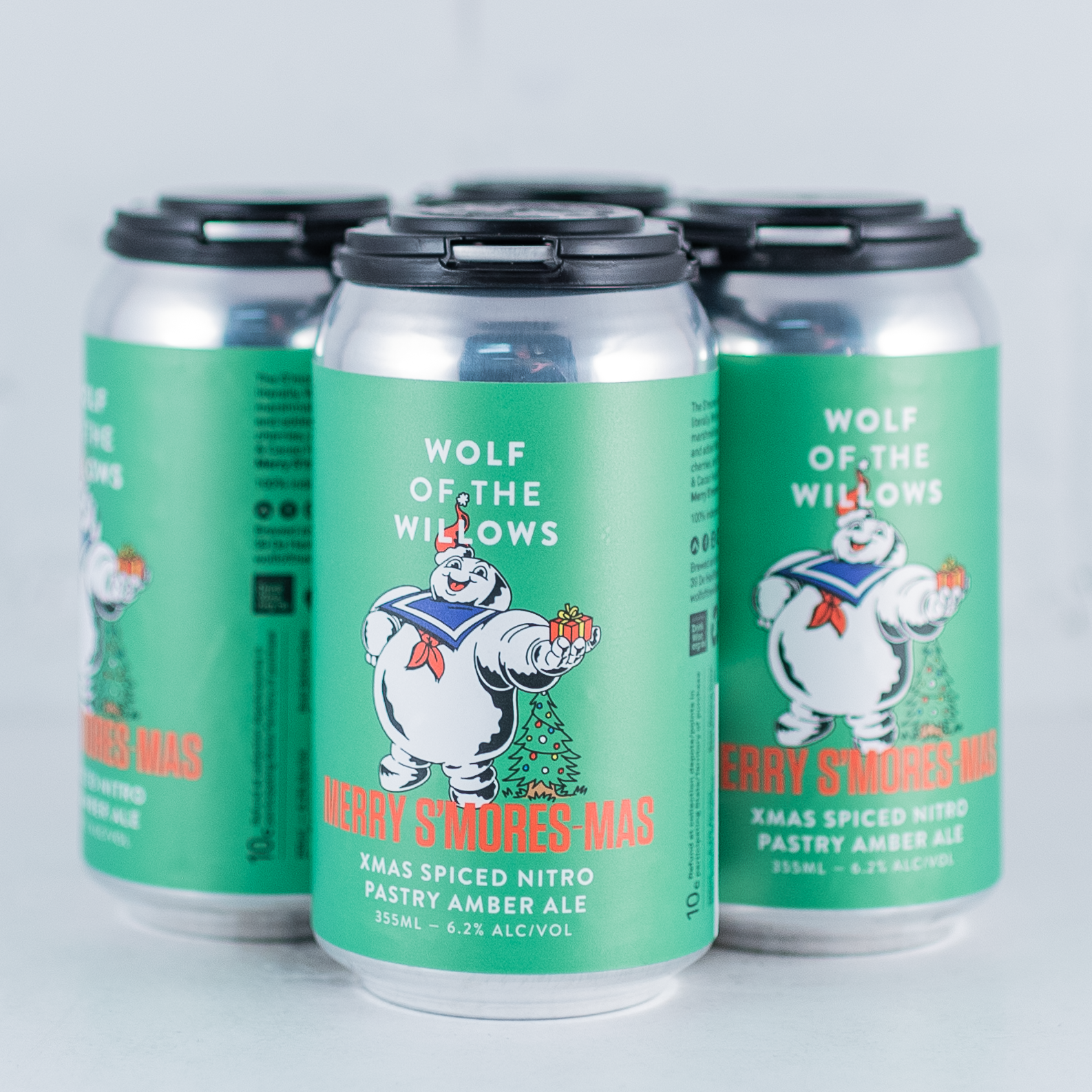 Wolf of the Willows - Merry S'mores-Mas Spiced Nitro Pastry Amber Ale
