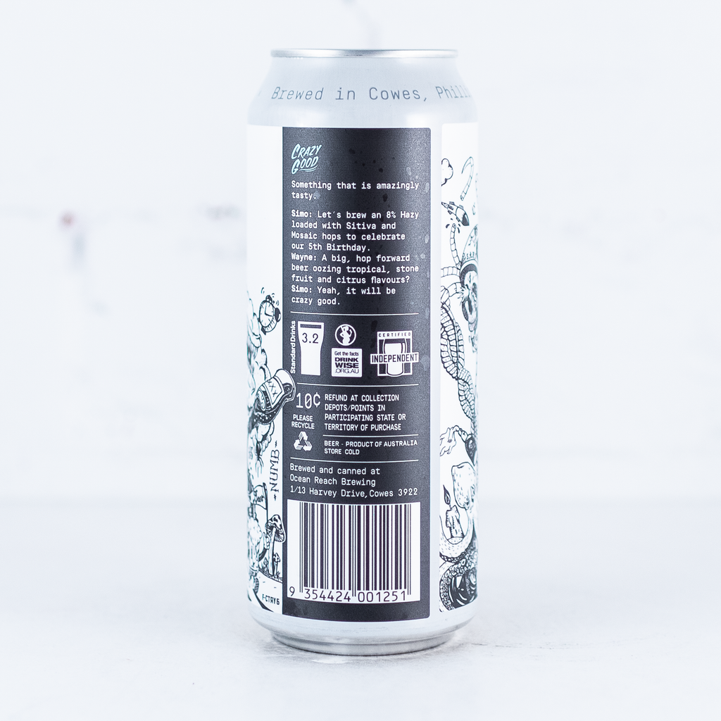 Ocean Reach - Crazy Good 5th Birthday Hazy IPA