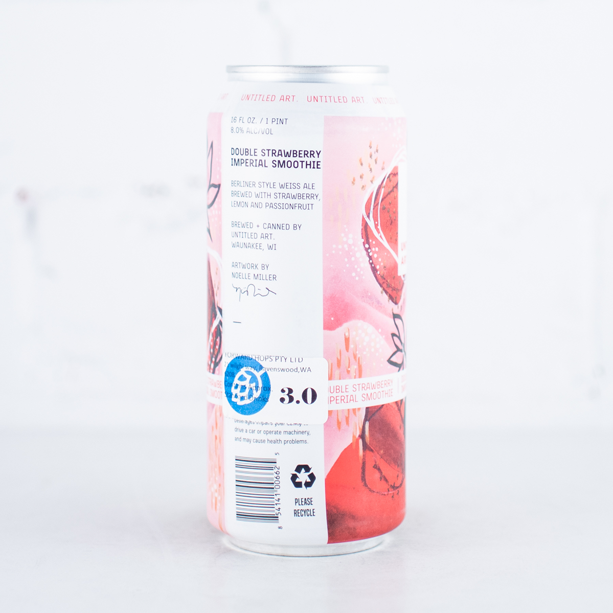 Untitled Art - Double Strawberry Imperial Smoothie