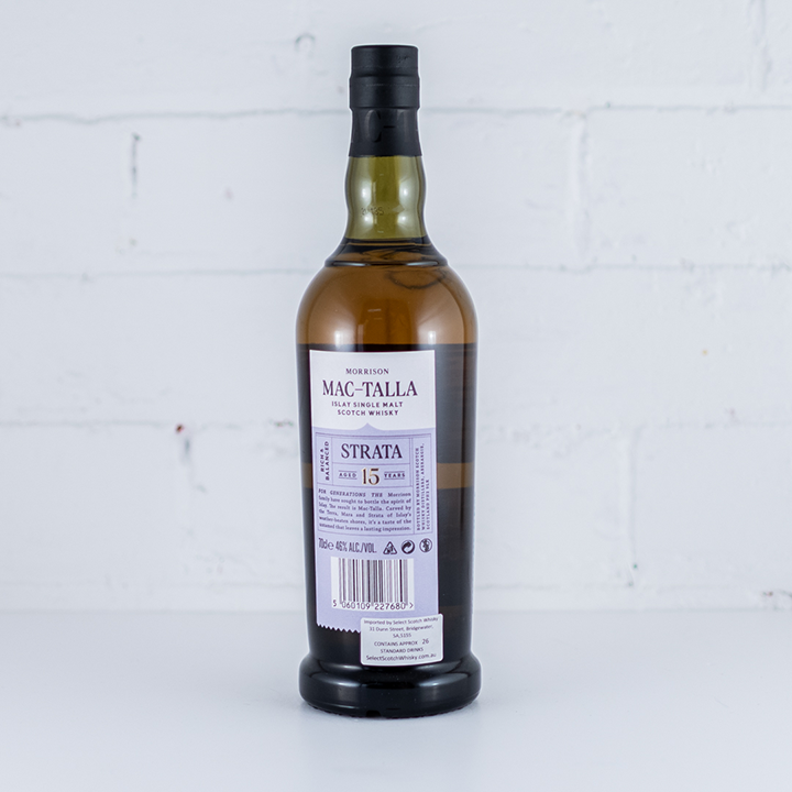 Mac-Talla - Strata 15YO Islay Bottle 700ml