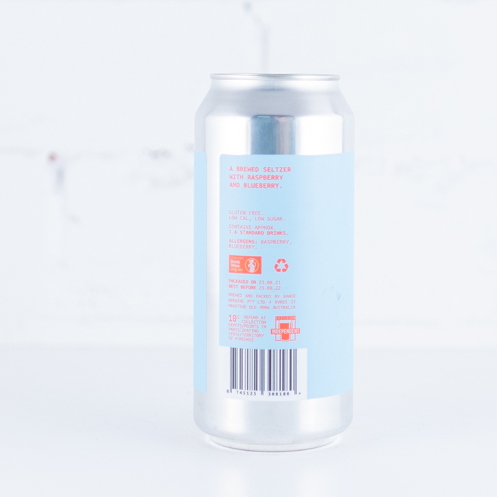 Range - Sometimes Raspberry & Blueberry Seltzer