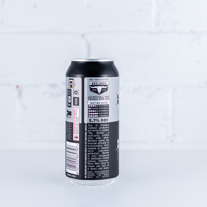 Badlands - Big Bertha Coffee Nitro Milk Stout