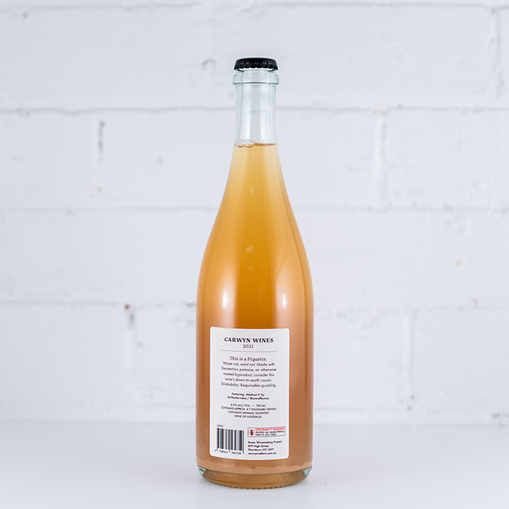 Carwyn Wines - Piquette 2021 750ml