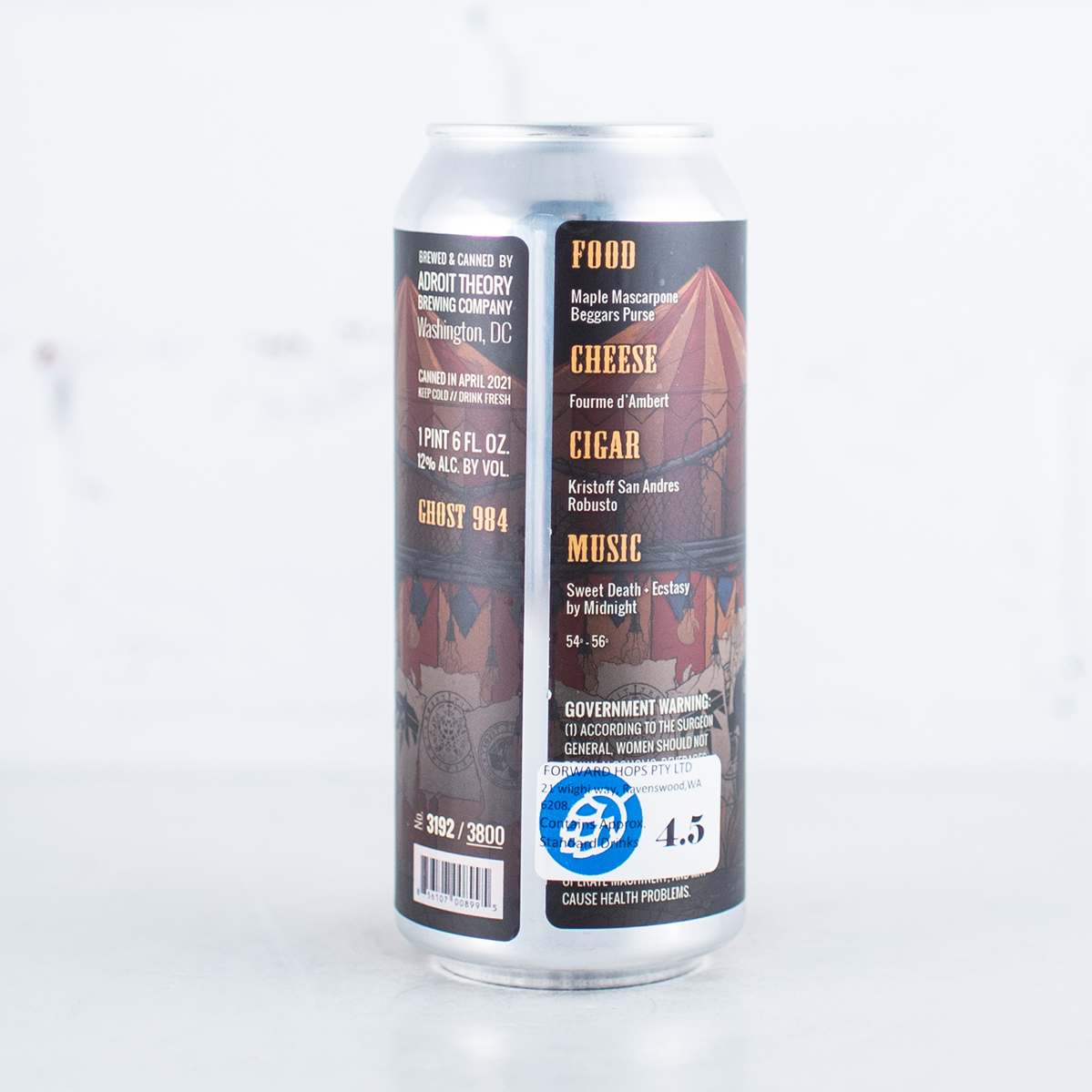 Adroit Theory - Therapy Sessions Ghost 984 Imperial Stout