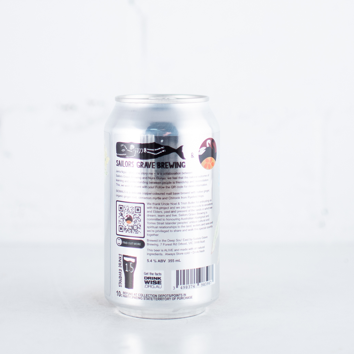 Sailors Grave x Nara Gunya "Signals" Native Ginger & Cinnamon Beer