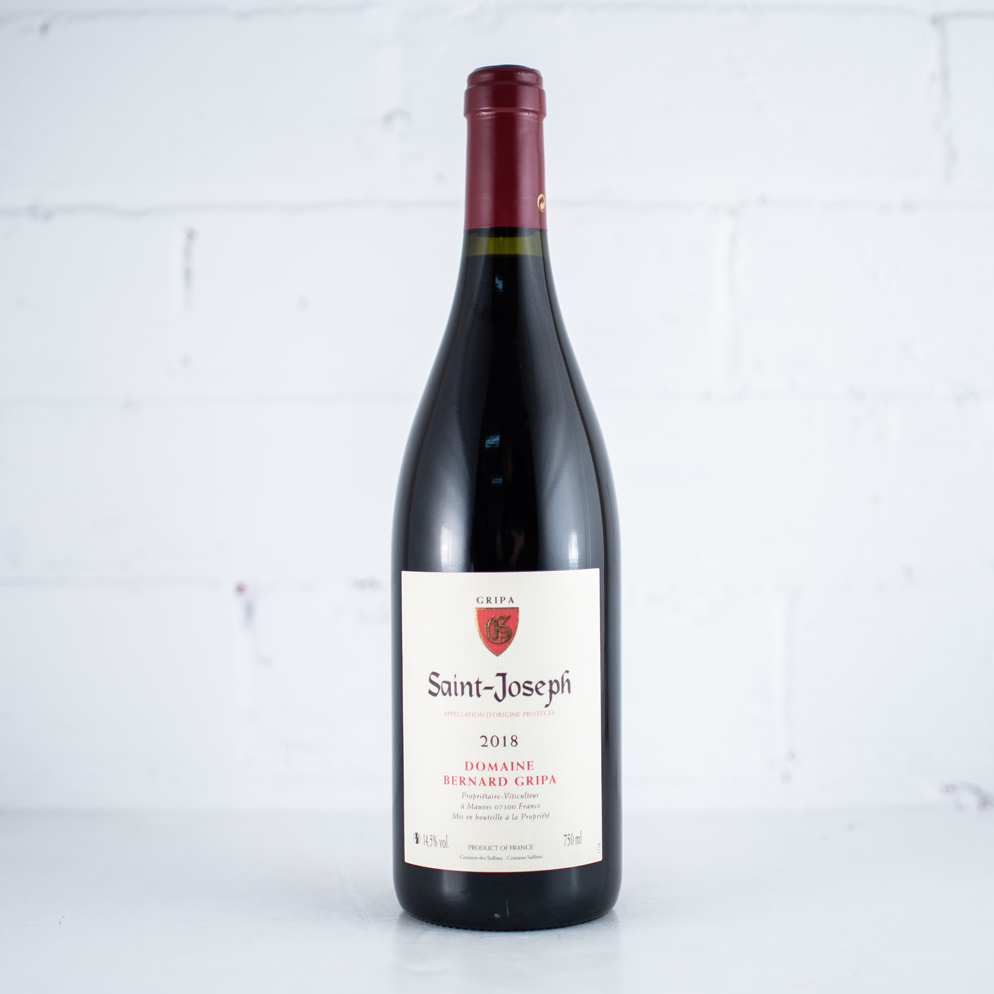 Bernard Gripa - St Joseph Rouge 2018 750ml