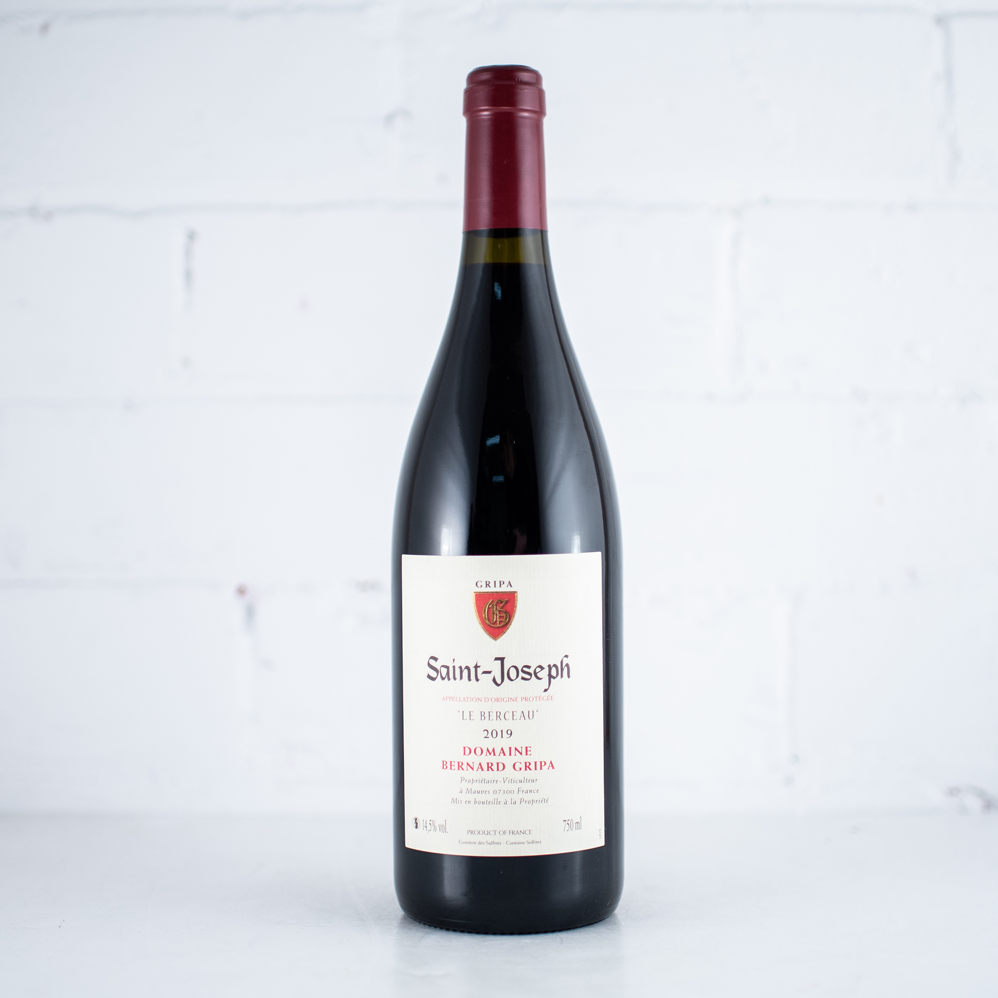 Bernard Gripa - St Joseph "Le Berceau" Rouge 2019 750ml