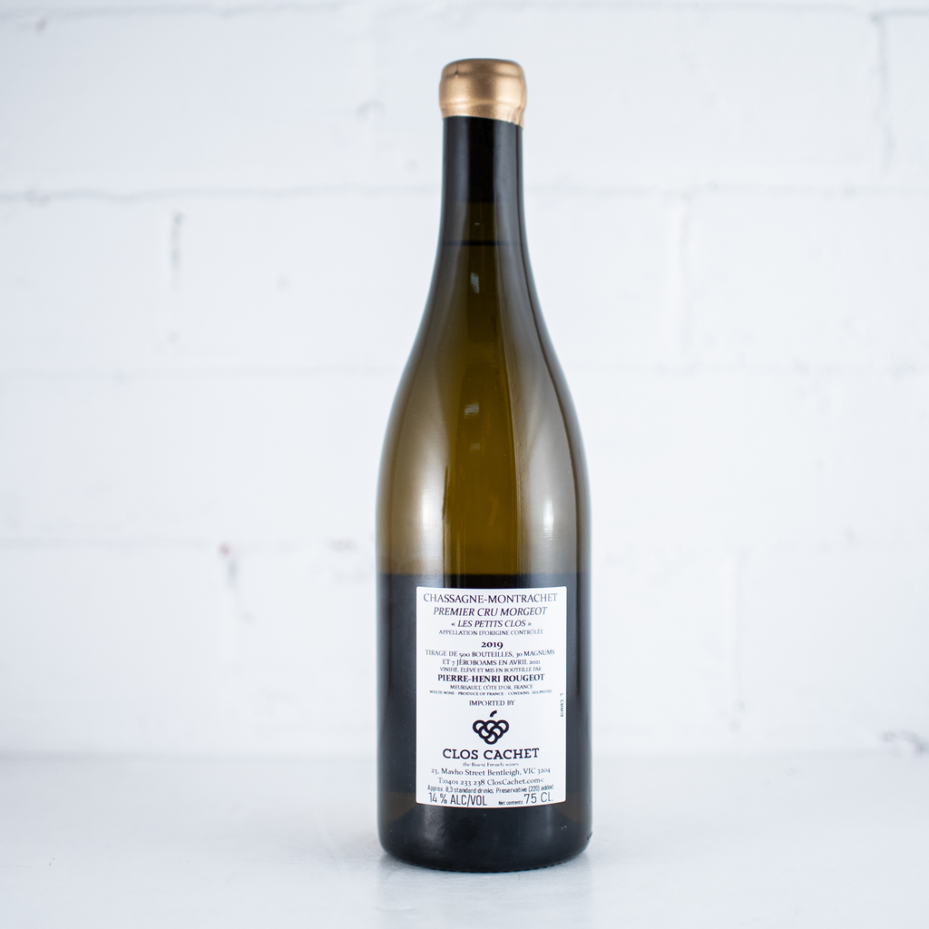 Pierre-Henri Rougeot - Chassagne Montrachet 1er Cru Morgeot Les Petits Clos 2019 750ml