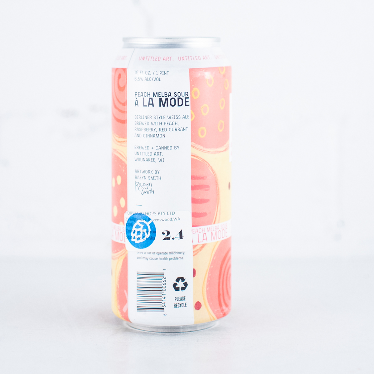 Untitled Art - Peach Melba Sour A La Mode