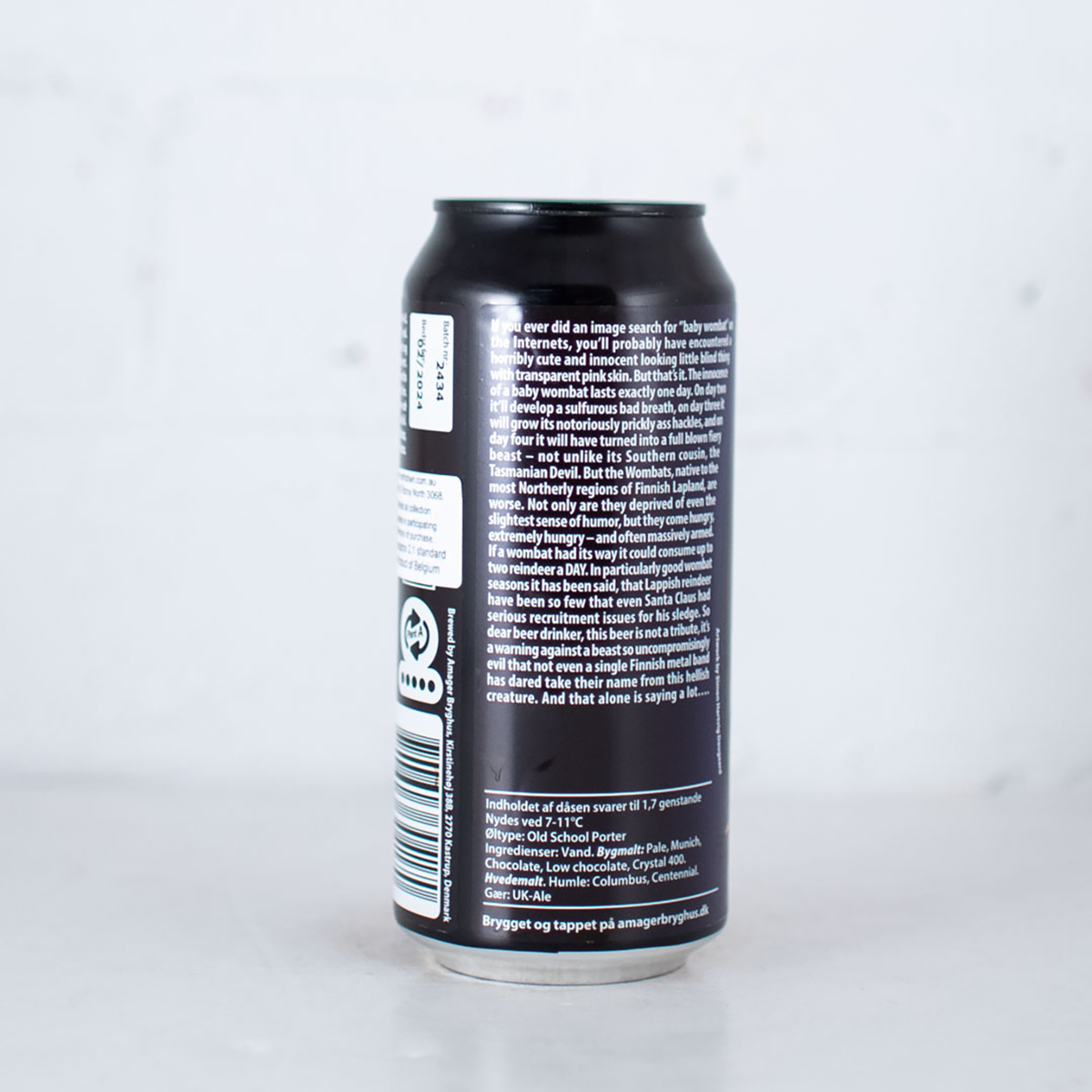 Amager - Baby Wombat From Hell Porter