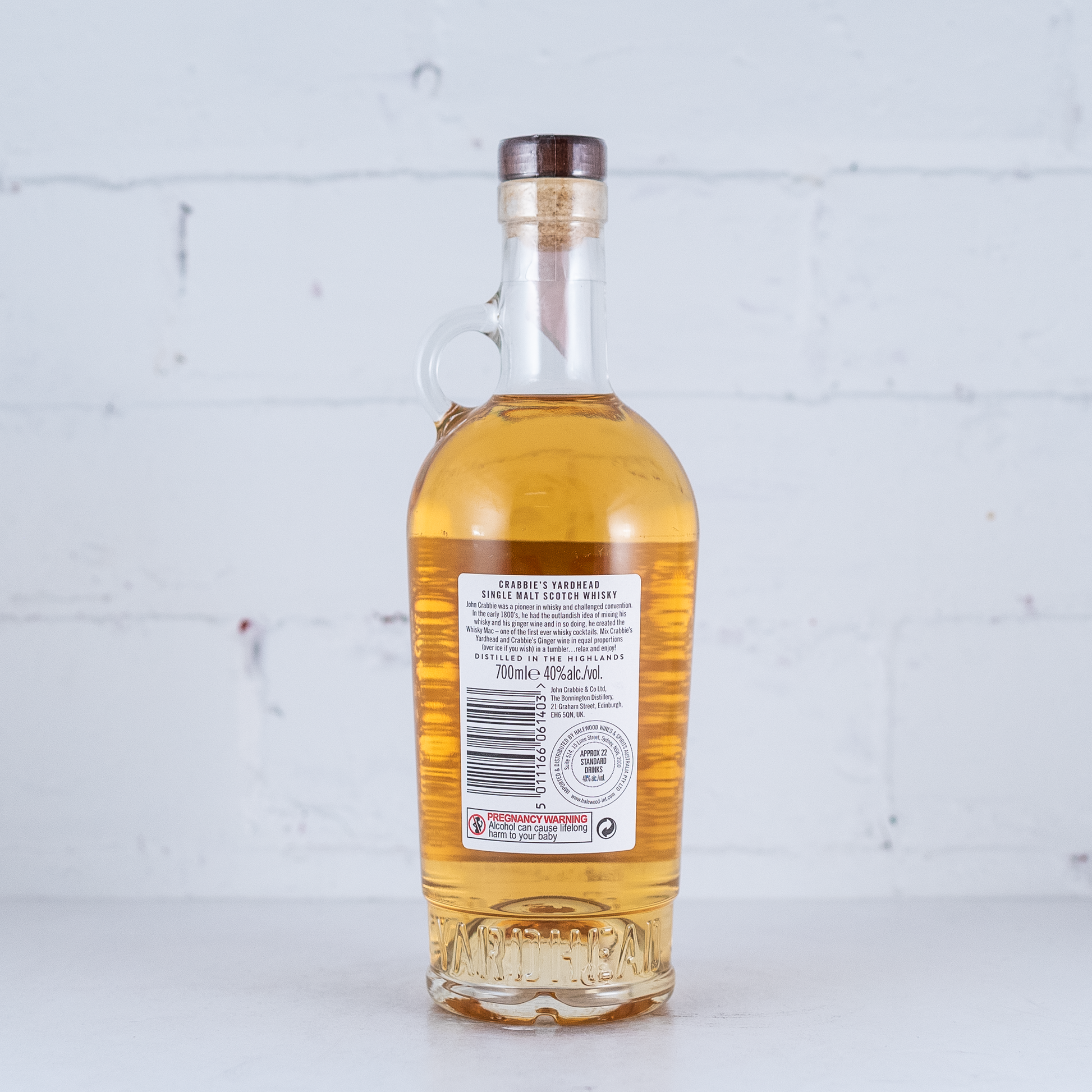 Crabbies - Yardhead Single Malt Whisky 700ml