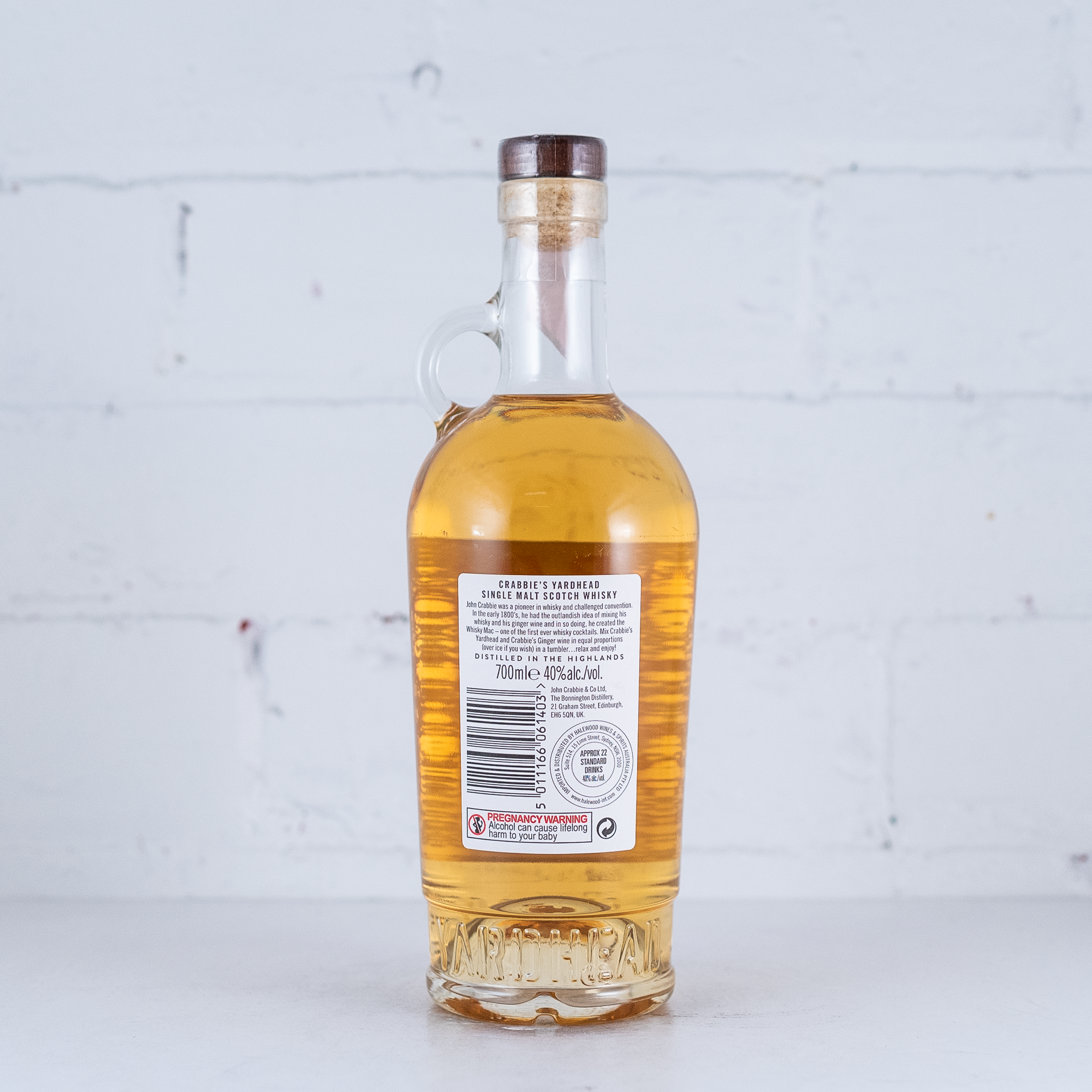 Crabbies - Yardhead Single Malt Whisky 700ml