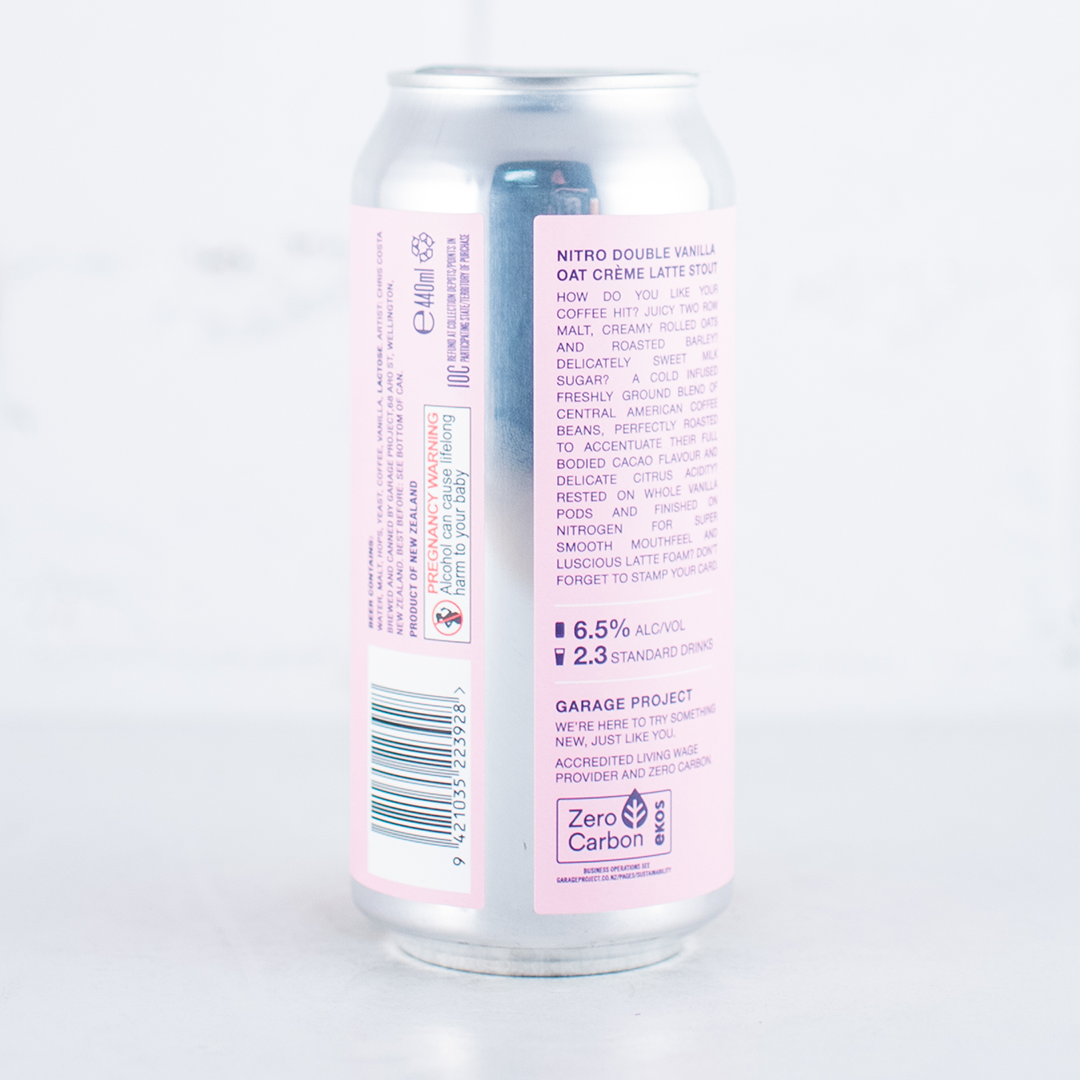 Garage Project - Vanilla Oat Latte Nitro Stout