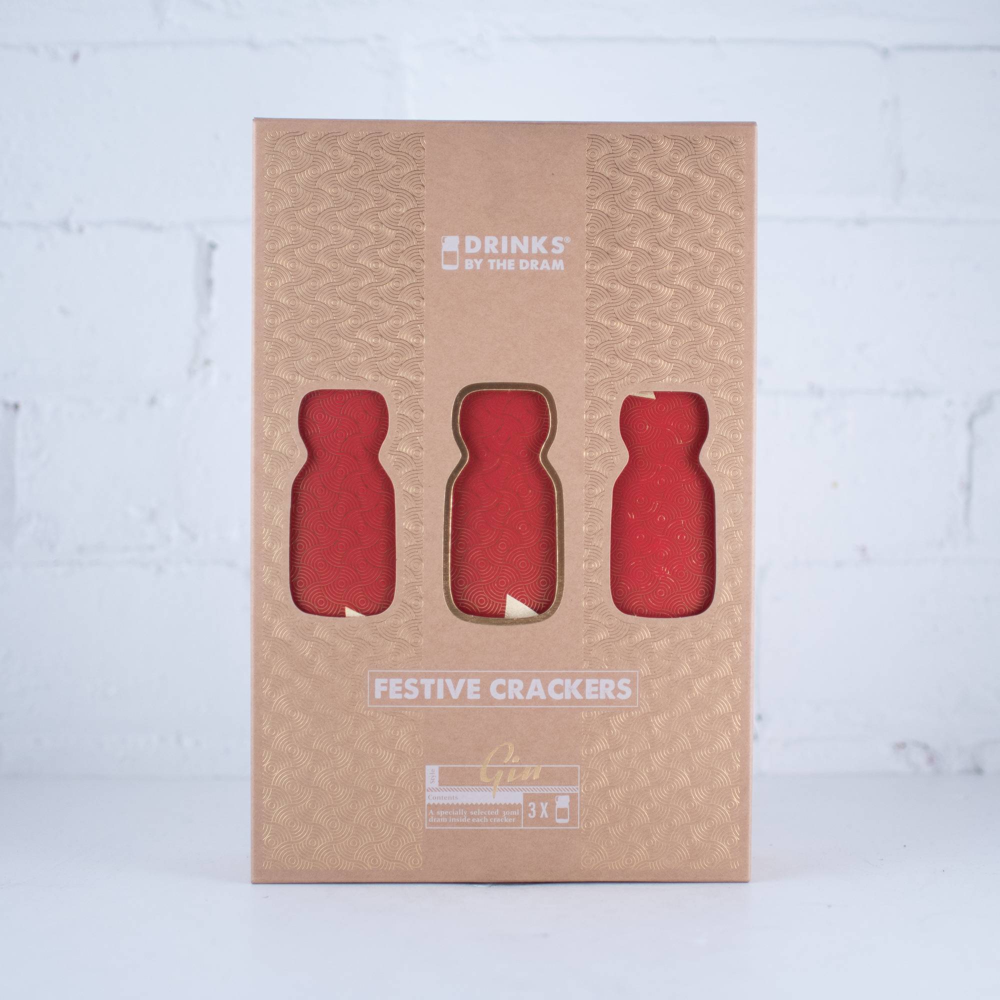 Drinks by the Dram - Festive Crackers Gin 3 x 30ml