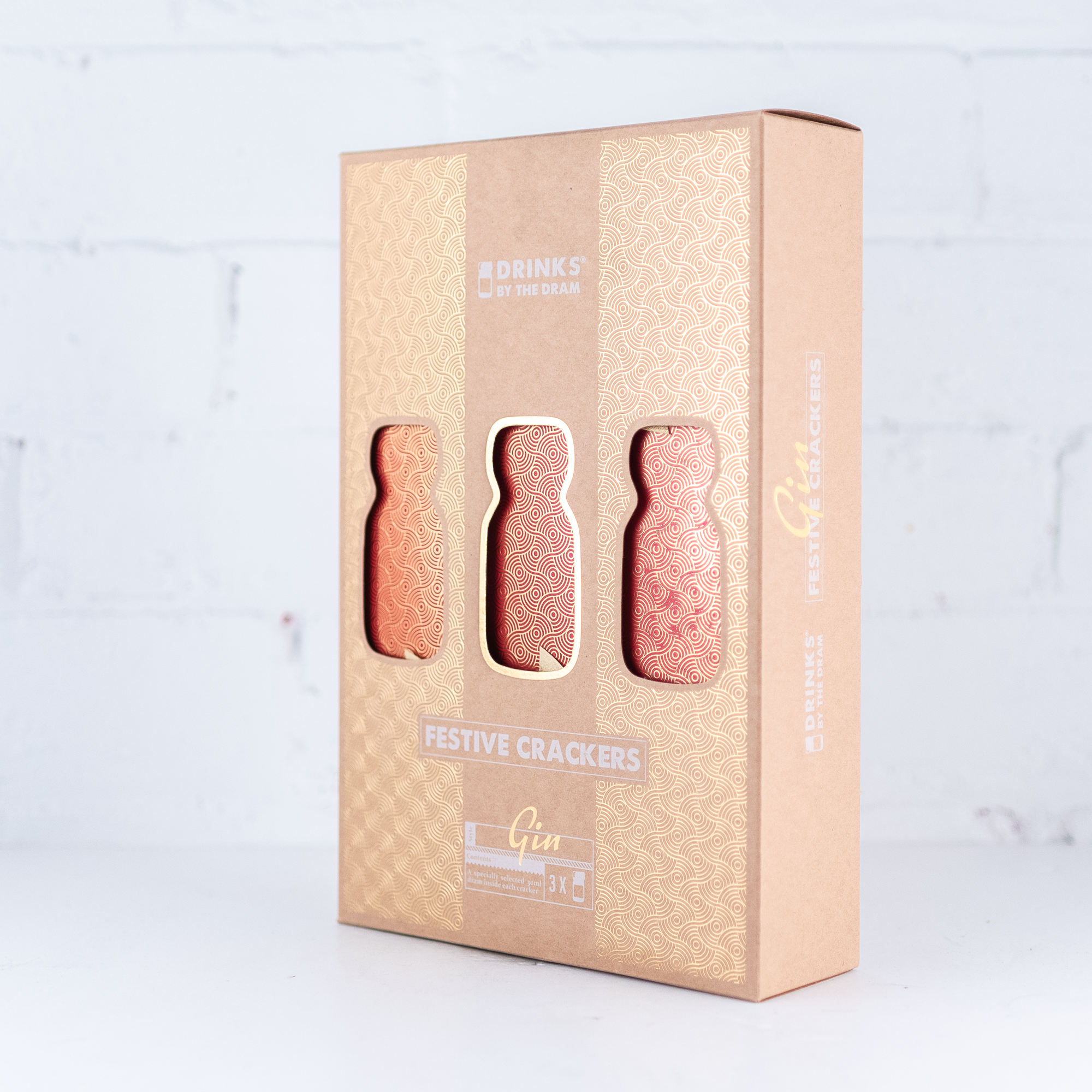 Drinks by the Dram - Festive Crackers Gin 3 x 30ml