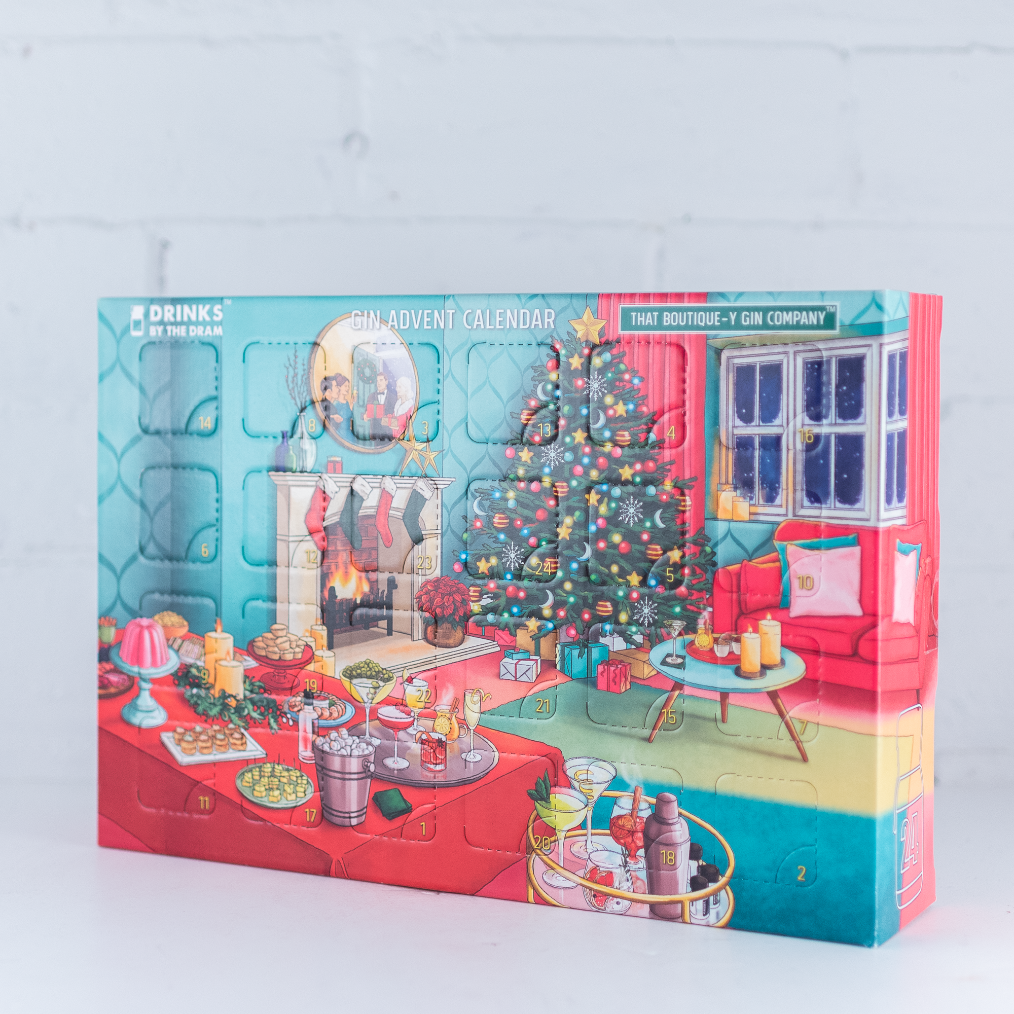 Drinks by the Dram x That Boutique-y Gin Co. 'Gin Advent Calendar' 24 x 30ml