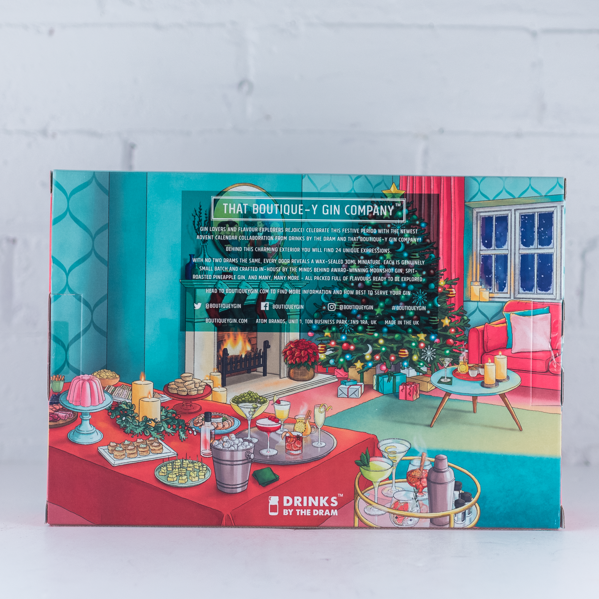 Drinks by the Dram x That Boutique-y Gin Co. 'Gin Advent Calendar' 24 x 30ml