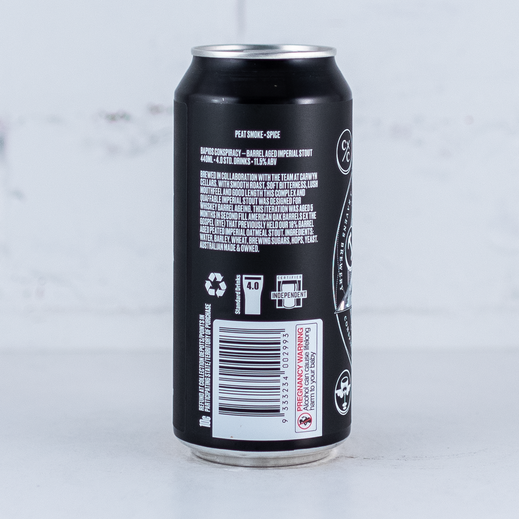 3 Ravens x Carwyn Cellars 'BAPIOS Conspiracy' BA Imperial Stout