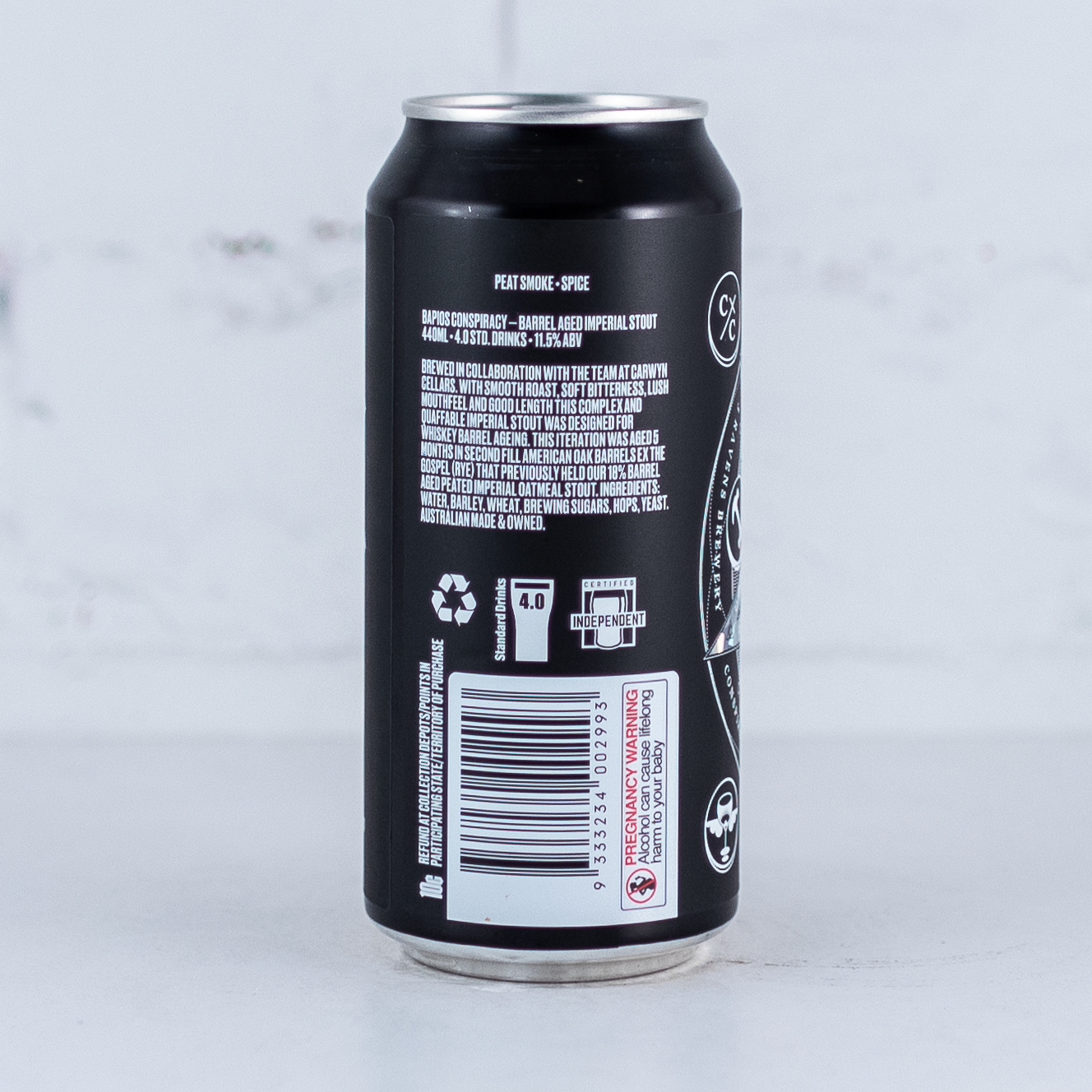 3 Ravens x Carwyn Cellars 'BAPIOS Conspiracy' BA Imperial Stout