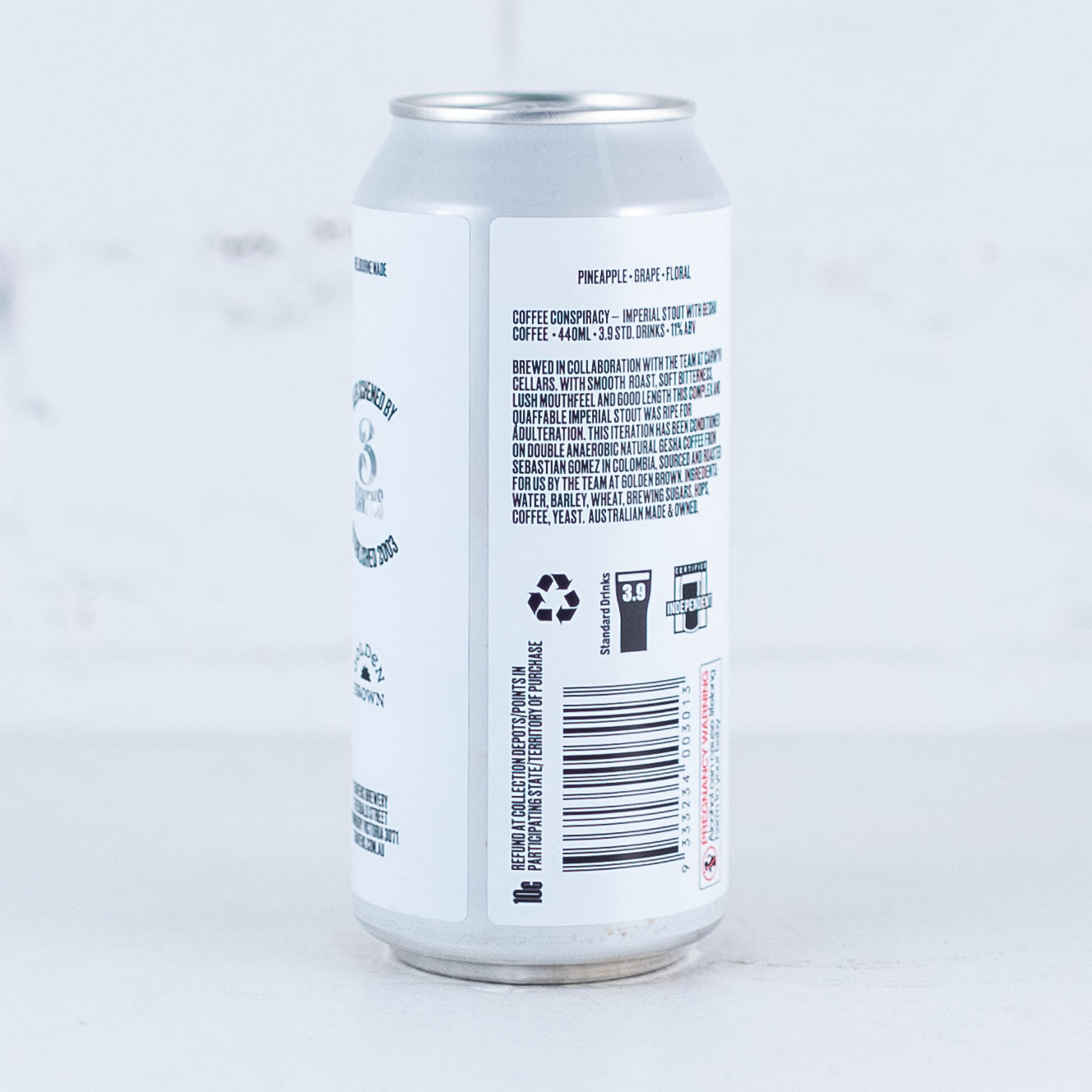 3 Ravens x Carwyn Cellars x Golden Brown 'Coffee Conspiracy' Imperial Stout