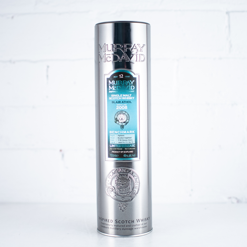 Murray McDavid - Benchmark Blair Athol 12YO 2008 700ml
