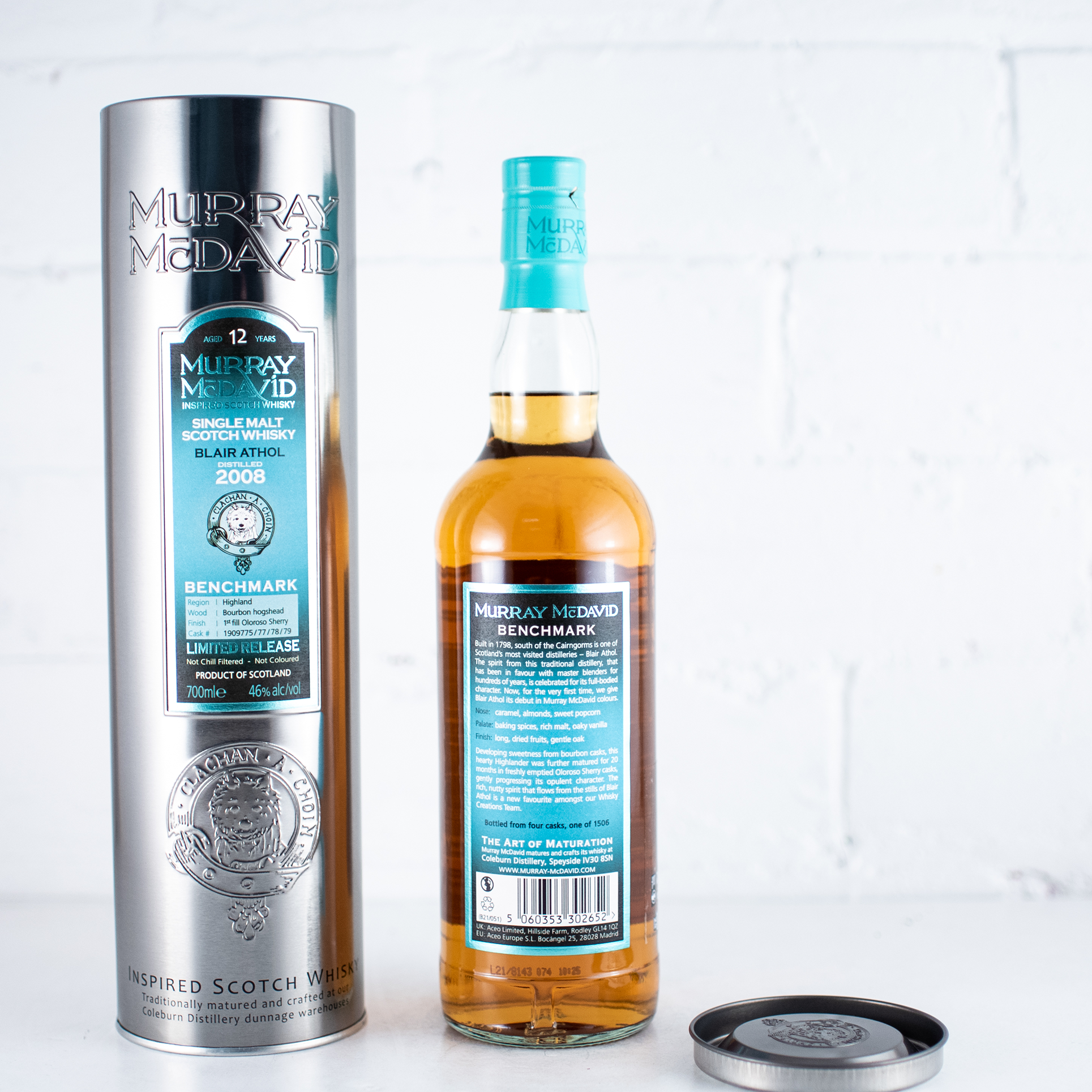 Murray McDavid - Benchmark Blair Athol 12YO 2008 700ml