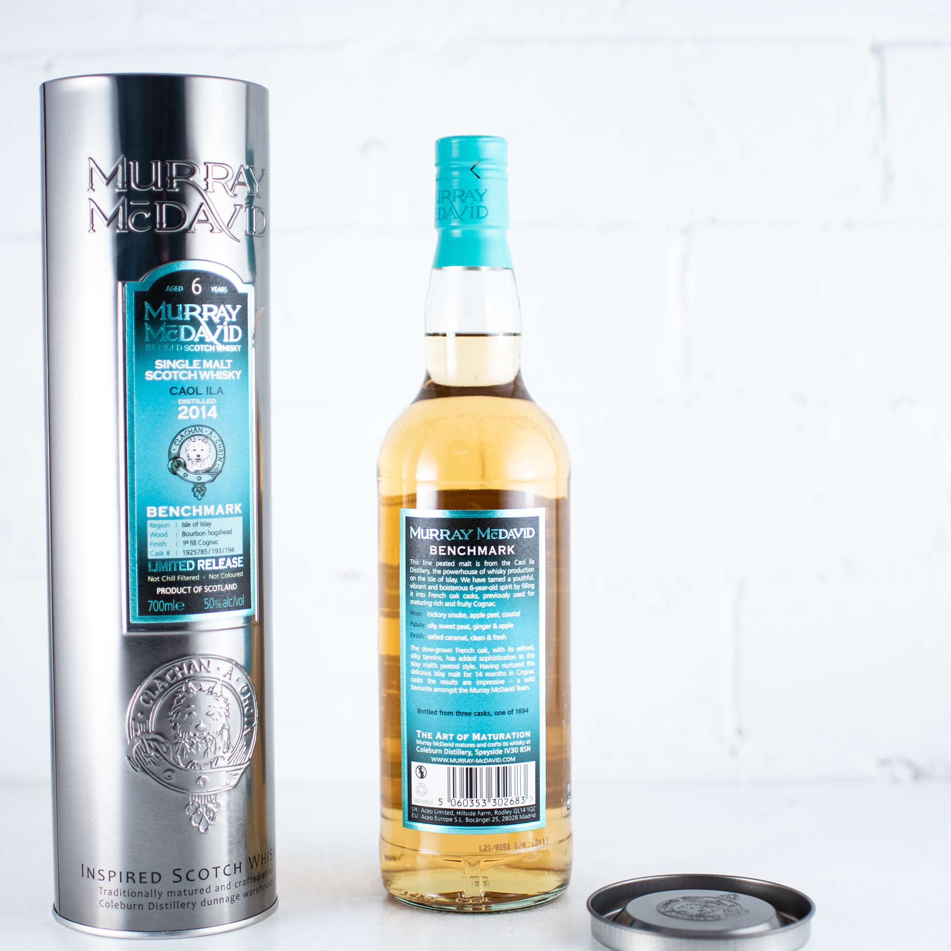 Murray McDavid - Benchmark Caol Ila 6YO Cognac Finish 2014 700ml